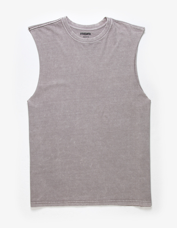 RSQ Mens Acid Wash Muscle Tee Primary Image