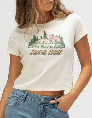 SANTA CRUZ Woodland Womens Crop Tee Alternative Image