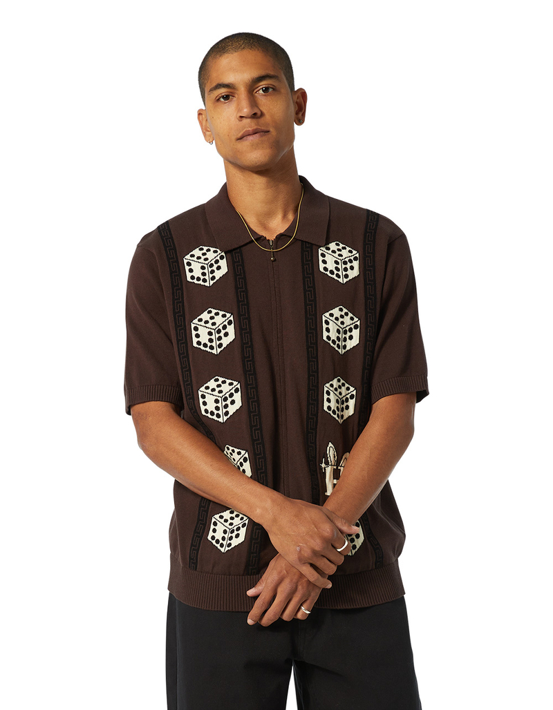 HUF x Freddie Gibbs Mens Short Sleeve Sweater image number 2