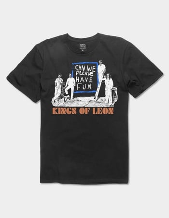 KINGS OF LEON Can We Please Have Fun Sign Unisex Tee Primary Image
