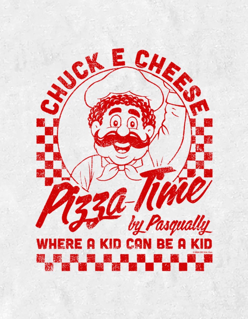 CHUCK E. CHEESE Pizza Time Unisex Tee image number 1