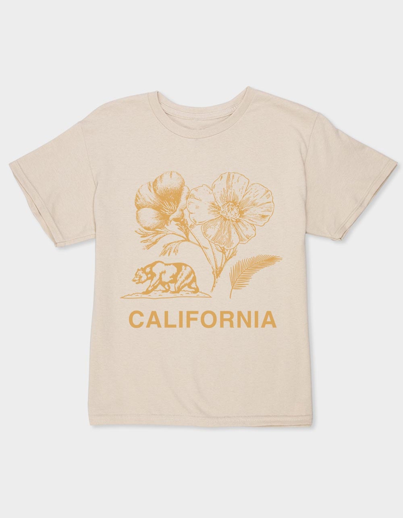 CALIFORNIA Poppy Bear Unisex Kids Tee image number 0