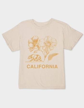 CALIFORNIA Poppy Bear Unisex Kids Tee Primary Image
