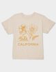 CALIFORNIA Poppy Bear Unisex Kids Tee image number 1