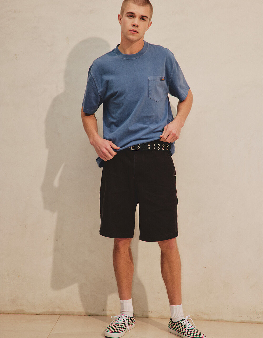 RSQ Mens Loose Twill Carpenter Shorts - WASHED BLACK | Tillys