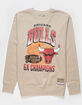 MITCHELL & NESS Chicago Bulls 6X Champions Mens Crewneck Sweatshirt image number 1