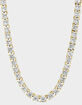 THE GOLD GODS Gold Diamond Tennis Chain 4mm image number 1