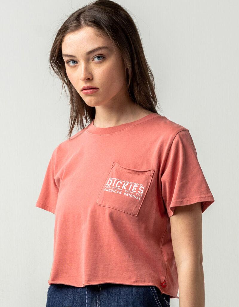DICKIES Heritage Womens Pocket Tee BRNRE 392320340