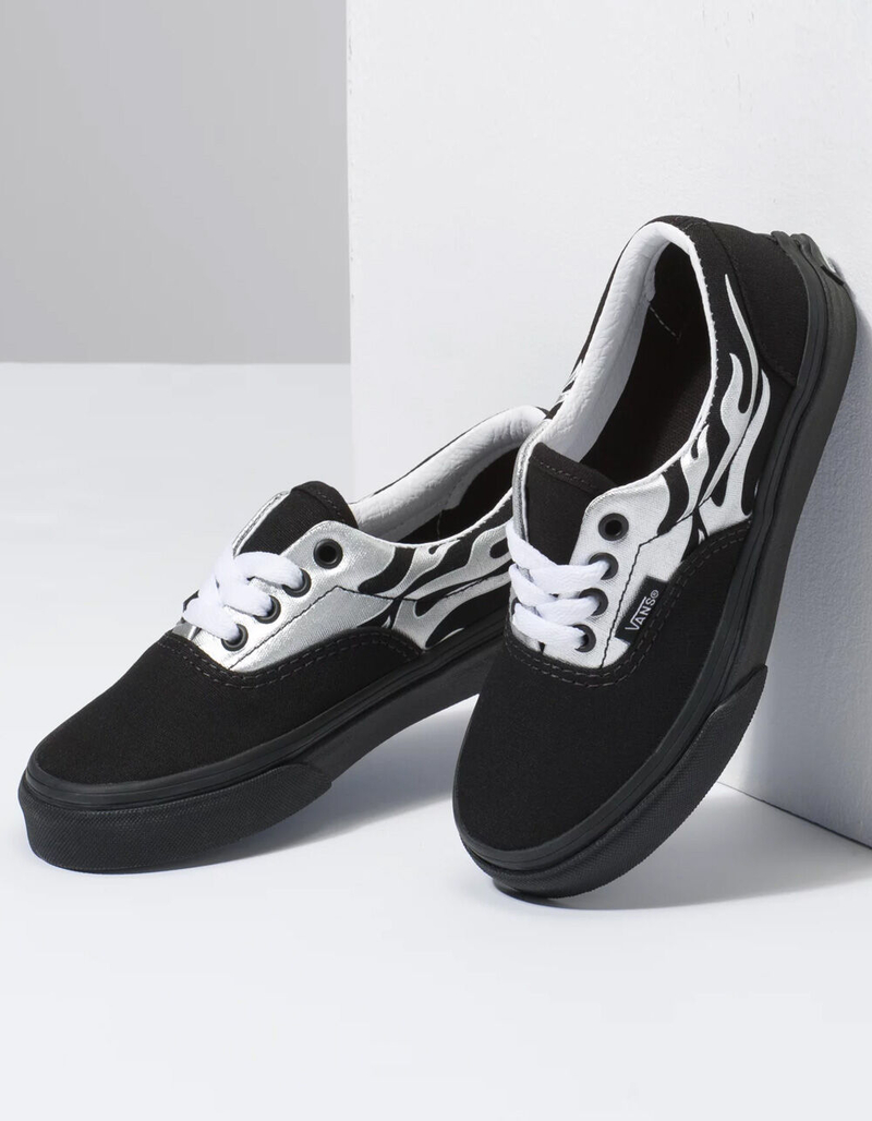 Vans Metallic Flame Era Kids Shoes image number 3