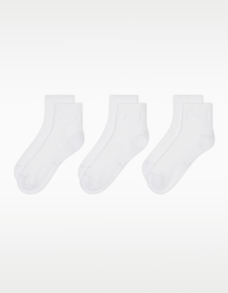 NIKE Everyday Elevated Embroidered Swoosh Womens Ankle Socks image number 1