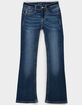 MISS ME Cross Girls Mid Rise Bootcut Jeans image number 1