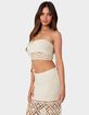 EDIKTED Ida Crochet Tube Top image number 3