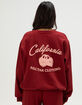NECTAR CLOTHING California Womens Crewneck Sweatshirt image number 1