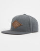 RVCA Woods Boys Snapback Hat image number 1