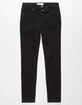 RSQ Ibiza Black Girls Ripped Skinny Jeans image number 1