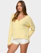 EDIKTED Francine Oversized V-Neck Cardigan image number 2