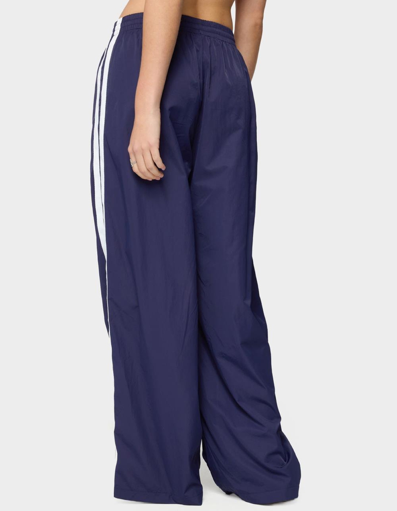 EDIKTED Kieran Stripey Nylon Track Pants image number 2