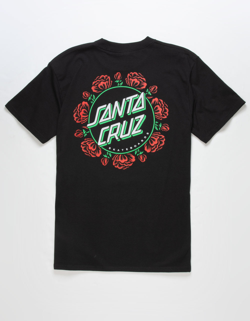 SANTA CRUZ Ring Rose Dot Mens Tee image number 0