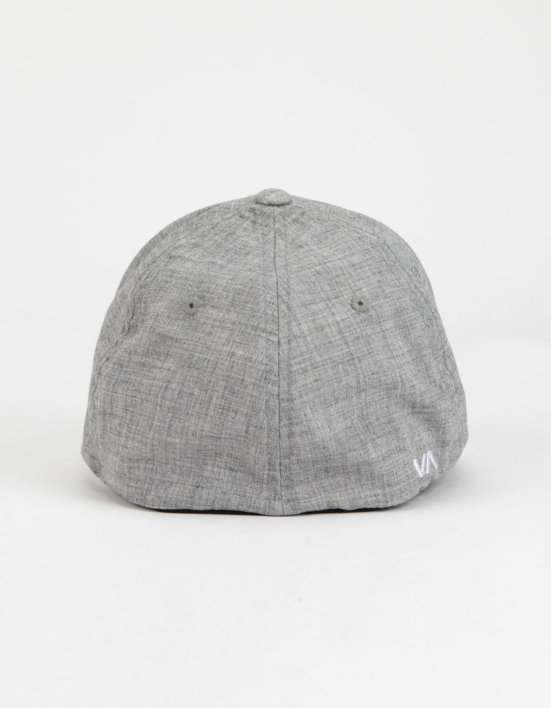RVCA Scores Heather Gray Mens Flexfit Hat image number 1