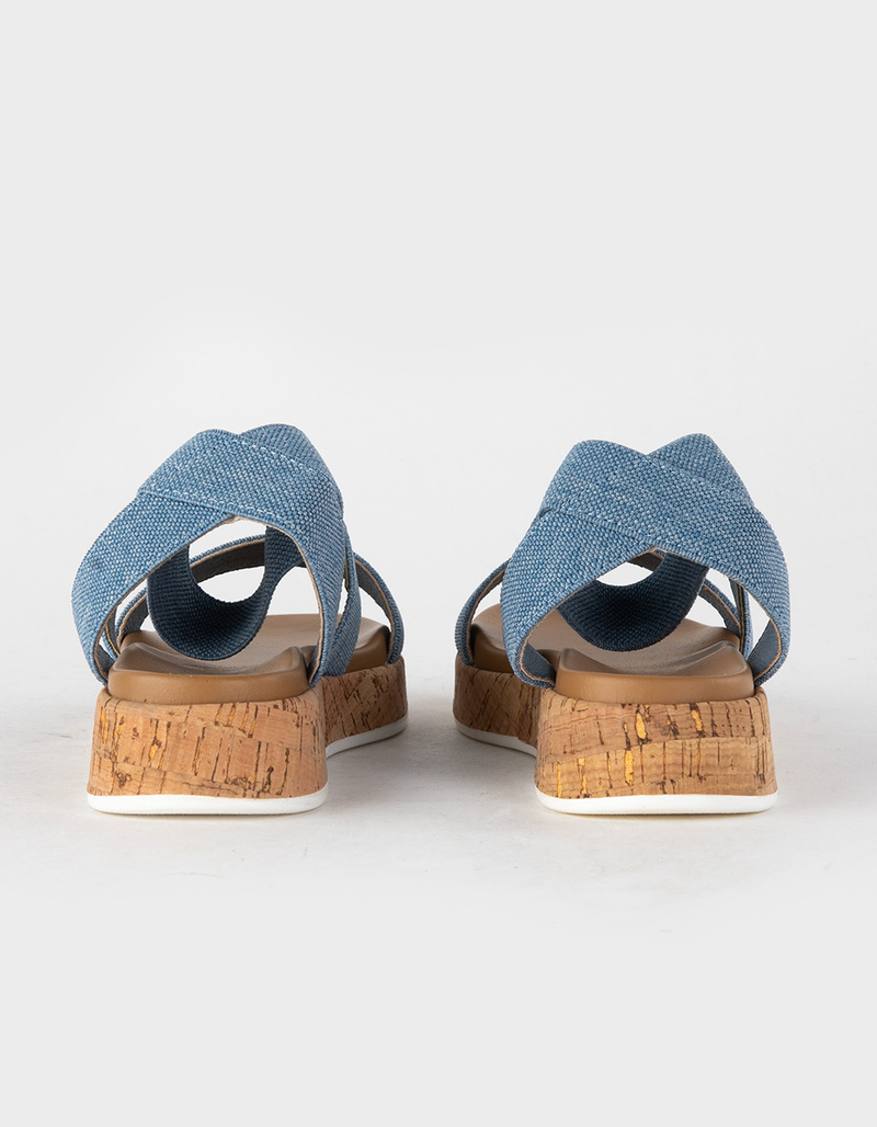 DV by DOLCE VITA Slink Girls Elastic Wedge Sandals image number 3