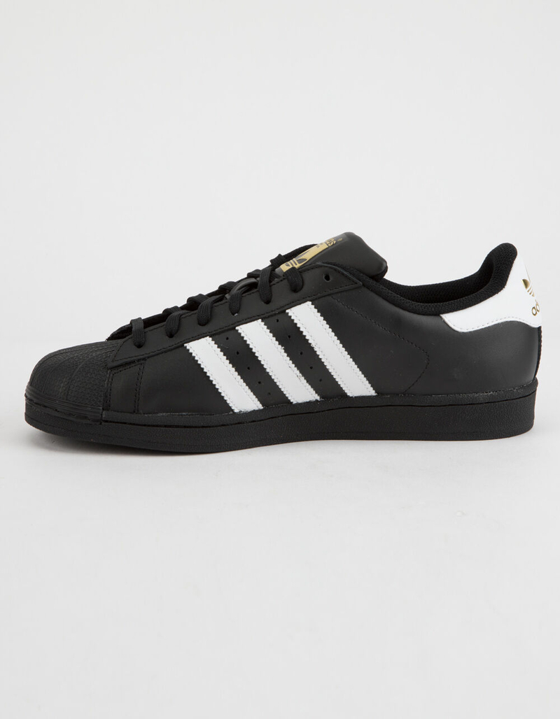 ADIDAS Superstar Foundation Black & White Shoes image number 3