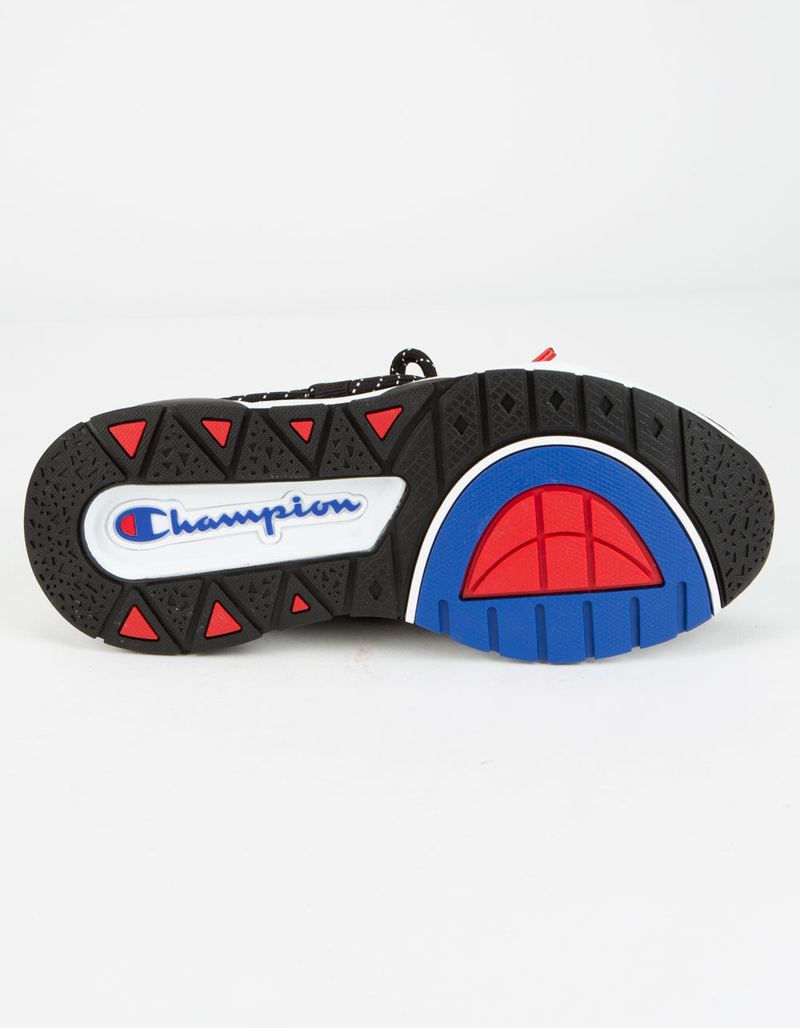 CHAMPION Rally Hype Mid Black Boys Shoes image number 4