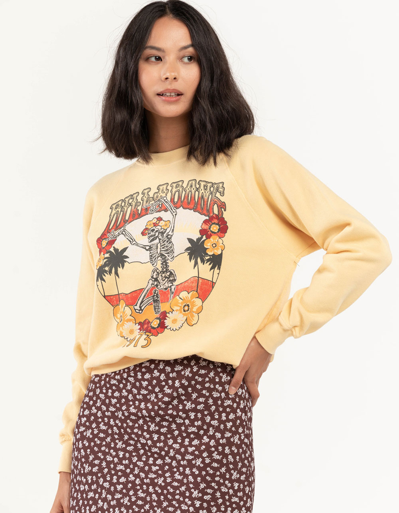 BILLABONG Shrunken Womens Crewneck Sweatshirt image number 0