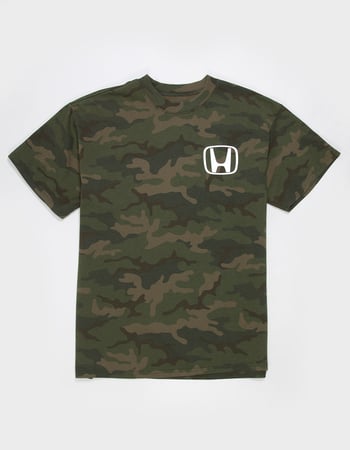 HONDA Camo Mens Boxy Tee Alternative Image