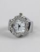 FULL TILT Floral Rhinestone Watch Ring image number 1