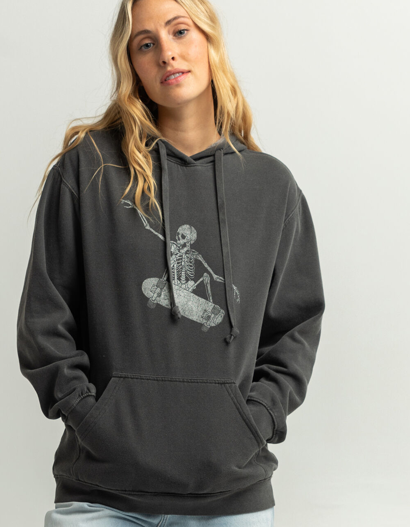 FULL TILT Skeleton Womens Oversized Hoodie image number 0