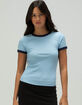 TILLYS Womens Ringer Tee image number 1