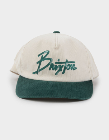 BRIXTON Corduroy Snapback Hat Alternative Image