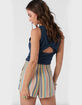 O'NEILL Johnny Stripe Womens Pull On Shorts image number 2