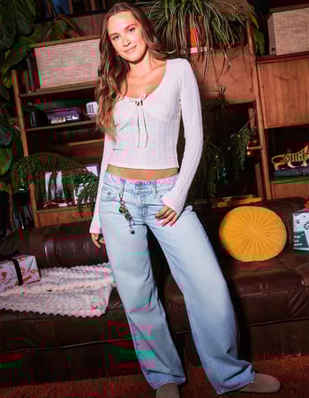 LEVI'S Superlow Loose Womens Jeans - Abraided Art LEVI'S Superlow Loose Womens Jeans - Abraided Art Primary Image