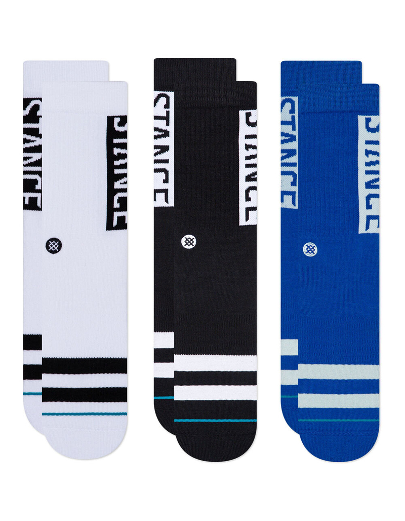 STANCE 3 Pack OG Mens Socks image number 0