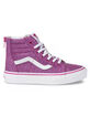 VANS Sk8-Hi Zip Glitter Girls Shoes image number 1