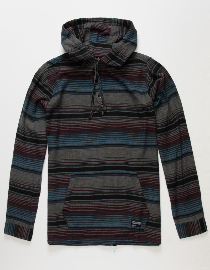 EZEKIEL Byrd Striped Hooded Henley image number 0