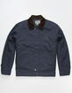 QUIKSILVER Canvas Cord Collar Mens Workwear Jacket image number 1