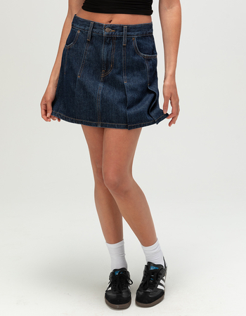 LEVI'S Womens Pleated Mini Skirt - Remember Together Alternative Image