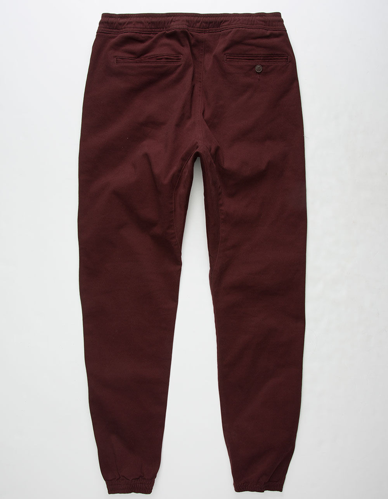CHARLES AND A HALF Mens Twill Jogger Pants image number 4