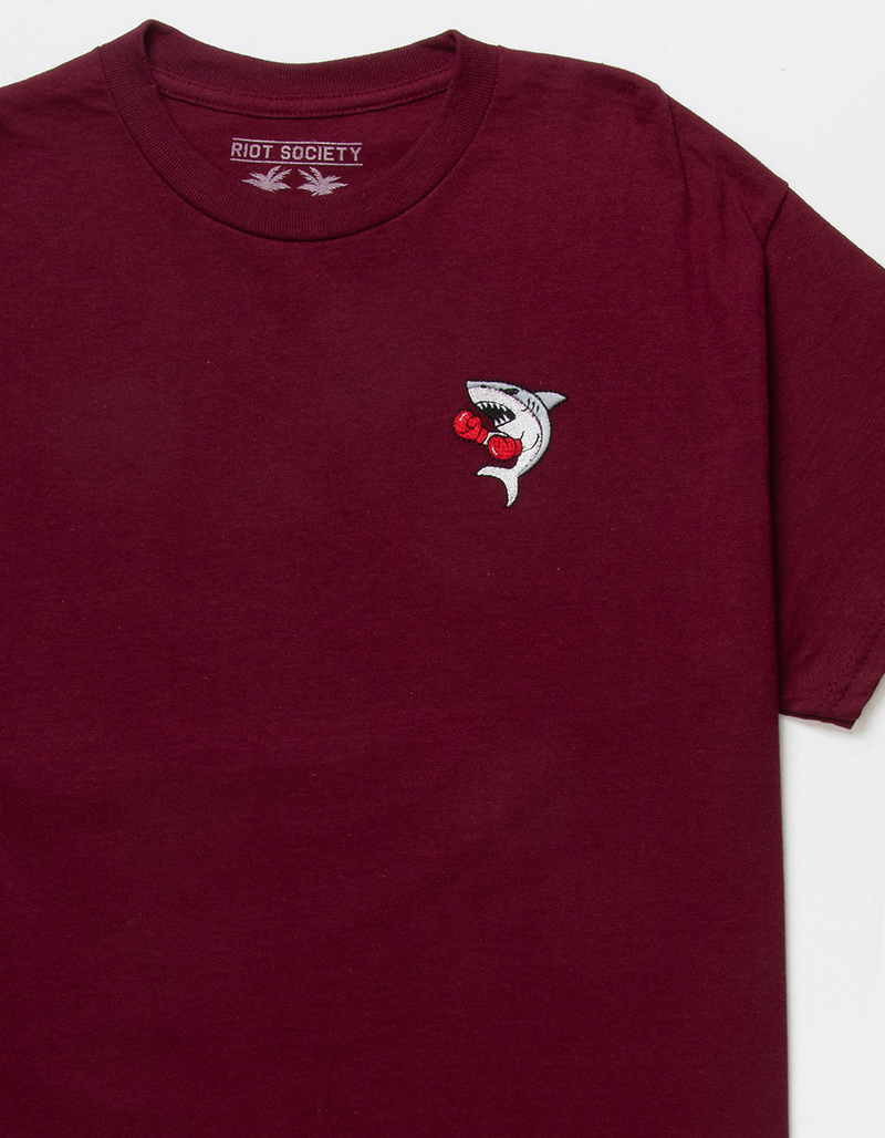 RIOT SOCIETY Boxing Shark Mens Tee image number 1
