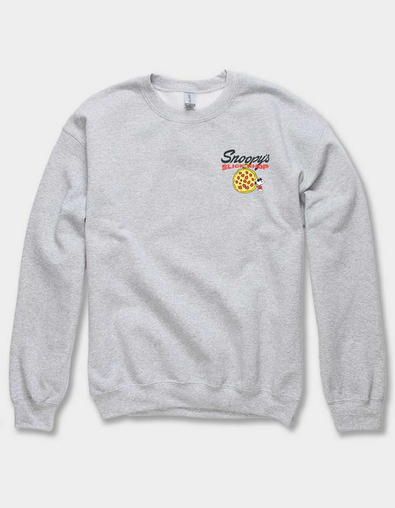 PEANUTS Snoopy's Slice Shop Unisex Crewneck Sweatshirt image number 0