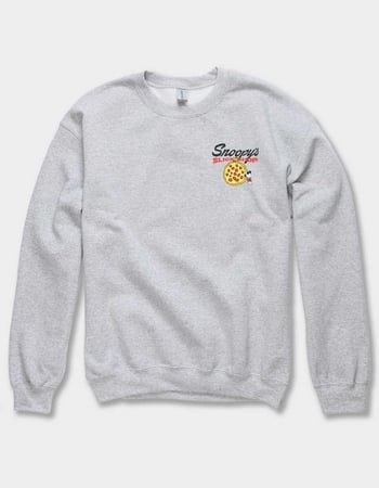 PEANUTS Snoopy's Slice Shop Unisex Crewneck Sweatshirt Primary Image