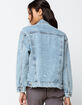HIGHWAY Destroyed Womens Boyfriend Denim Jacket image number 3