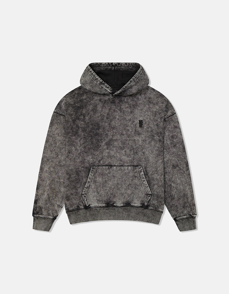 WESC Dropped Shoulder Enzyme Washed Mens Hoodie image number 0