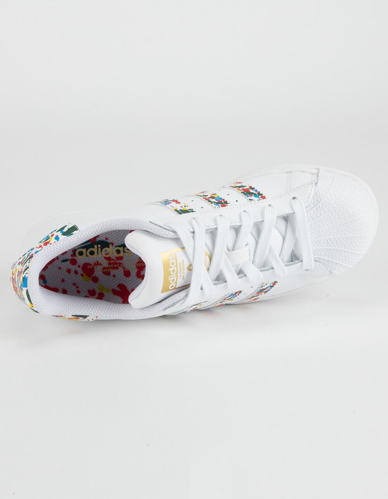 ADIDAS Superstar Floral Girls Shoes image number 2