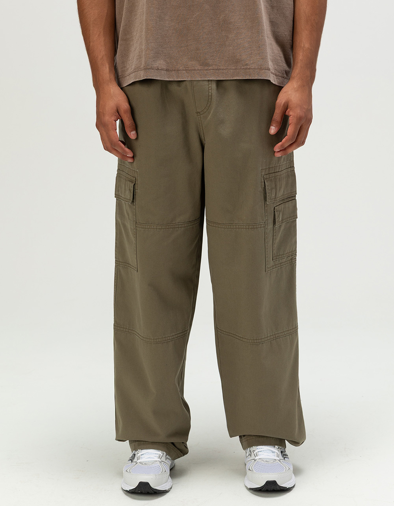 RSQ Mens Baggy Pull On Cargo Pants image number 4