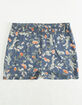WHITE FAWN Floral Girls Wrap Shorts image number 1