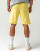 RSQ Fleece Mens Light Yellow Sweat Shorts image number 4