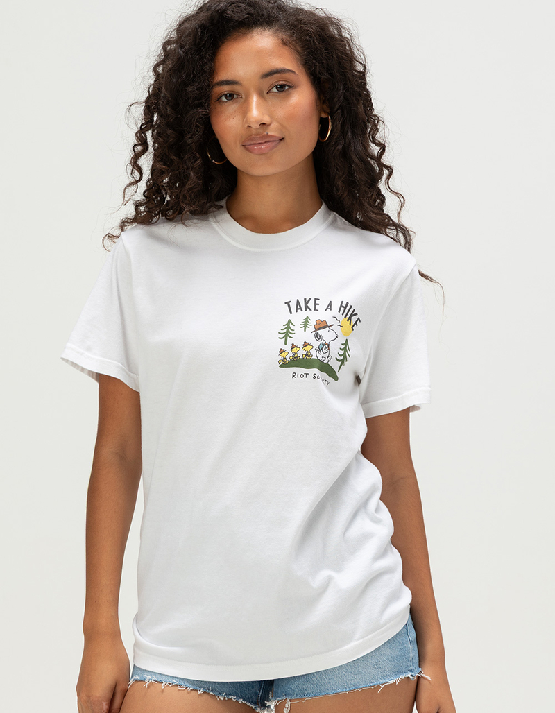 RIOT SOCIETY x Peanuts Take A Hike Womens Tee image number 1